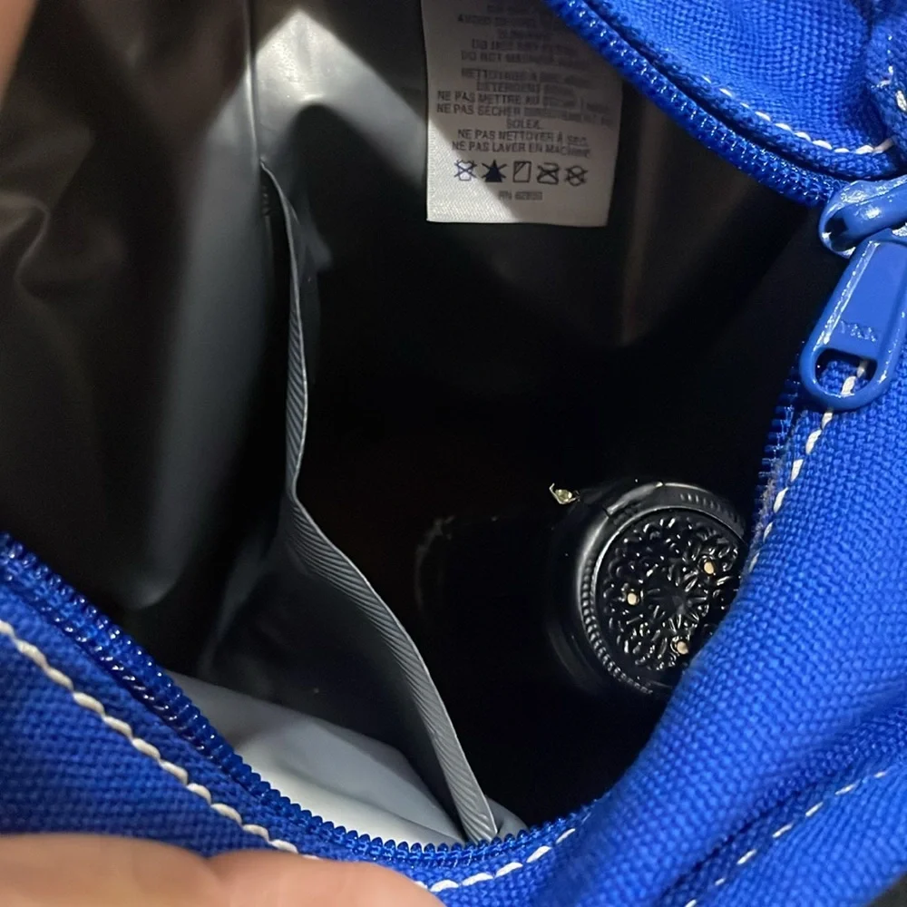 COPY - Lands End Beige Green Blue Tropical 2 wine Bottle Holder Bag
